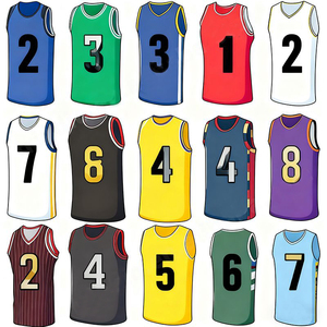 Uniformes de Baloncesto Sublimados Ultra Transpirables, Anti-UV, de Secado Rápido, Personalizables, Ropa de Baloncesto para Equipos, Unisex, Tallas Grandes - Product Image 3