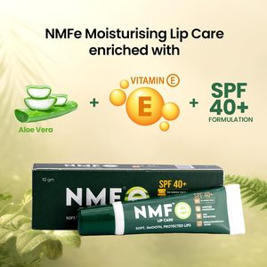 Bálsamo Labial NMF-E con SPF 40+ |   Bálsamo Labial Hidratante para Labios Secos y Agrietados |   Cuidado Labial Diario con Aloe Vera y Vitamina E |   10 g - Product Image 2