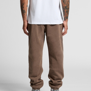 Pantalones Deportivos de Algodón 100% para Hombre, de Alta Calidad, 400GSM, con Logotipo Personalizado, Corte Recto, Pantalones Deportivos - Product Image 2