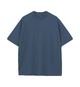 T-shirts de luxe épais en coton lourd, personnalisables et surdimensionnés pour hommes - Product Image 6
