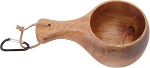 Taza Kuksa de Estilo Nórdico, Taza de Madera Hecha a Mano, Económica, para Café, Camping, Viajes y Uso al Aire Libre, por M/S SHAAD HANDICRAFTS - Product Image 2