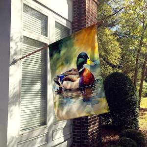 Mallard gran porche manga poste decorativo patio Banner ilustraciones Multicolor poliéster casa bandera para colgar en la pared - Product Image 2
