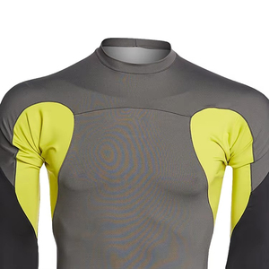 Haut de compression thermique à manches longues pour homme, coupe ajustée, séchage rapide, pour sports d'hiver, yoga, sous-vêtement de sport, tissu tricoté léger, couleur unie - Product Image 6