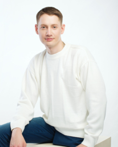 Sweat-shirt en tricot à col rond pour homme, couleur unie, coupe ample, décontracté, pour l'automne, manches longues, avec poche - Product Image 1