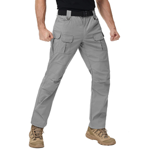 Pantalones de trabajo elásticos impermeables para exteriores, multibolsillos, casuales, para senderismo de verano, cómodos, para caza, talla grande. - Product Image 2