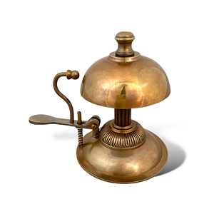 Cloche de décoration de bureau avec marteau BL1, accessoire - Product Image 1