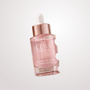 เซรั่มบำรุงผิวหน้า Ceraqueens Korean K-Beauty Sera Queens EGF Tox Anti-Aging Toning Serum ผลิตในเกาหลี 30 มล. - Product Image 6