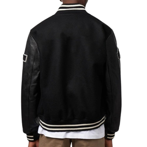 Wholesale Oversized <b>Yellow</b> Front Custom Logo Windproof Embroidered Motorcycle Jacket Men Autumn - Product Image 3