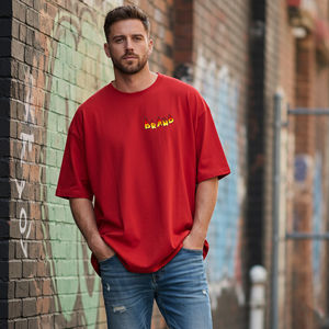 Camisetas para Hombre, Nueva Colección 2026, Gran Venta, 100% Algodón, Estilo Hip Hop, Logotipo Impreso Digital Personalizado, Transpirable, Ropa Urbana - Product Image 4