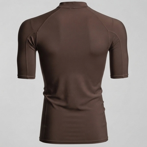 เสื้อซันชิร์ตผู้หญิง ระบายอากาศได้ดี ผลิตจากผ้าสแปนเด็กซ์/โพลีเอสเตอร์ เสื้อออกกำลังกายสำหรับผู้ชาย เสื้อรัดรูปสำหรับกิจกรรมกลางแจ้ง เสื้อแรชการ์ดสำหรับฝึกซ้อม - Product Image 3