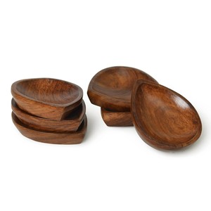 Juegos de tazones para servir con bandeja, en oferta, decoración de cocina, tazones de madera para salsas, recipientes para condimentos - Product Image 4
