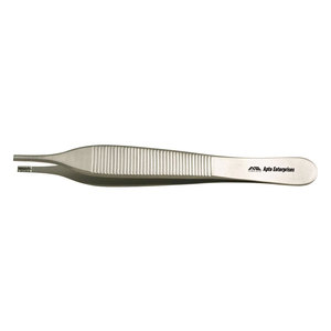 Pinzas Adson Brown de Acero Inoxidable de Alta Precisión para Manipulación de Tejidos Delicados, 4.75 Pulgadas con 7x7 Dientes - Product Image 1