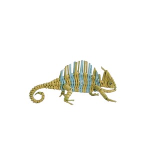 Unique Natural Rattan Chameleon Table Figurine Accent Decor with rattan <b>present</b> and gift Commercial Export Trade Supply Direct - Product Image 1