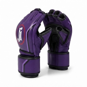 ถุงมือ MMA สำหรับฝึกซ้อม ทนทาน แบบเปิดนิ้ว ถุงมือกีฬาคุณภาพสูง ป้องกันมืออย่างดี สำหรับฟิตเนส การฝึกซ้อมและการต่อสู้ - Product Image 5