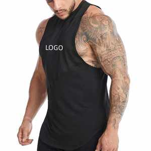 Débardeur Homme Haute Qualité, Meilleure Vente, Séchage Rapide, Respirant, 100% Coton, Uni, Décontracté, Effet Sculptant, Lavé - Product Image 5
