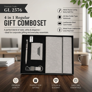 Set de Regalo con Cuaderno A5, Bolígrafo Metálico, Tarjetero y Llavero para Clientes Ejecutivos, Empleados y Uso en la Oficina - Product Image 6