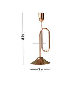 Bougeoirs en métal de style vintage de décor de table unique de qualité standard pour l'élégance décorative de Noël d'Inde - Product Image 5