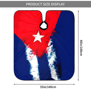 Capa de Barbero Sublimada Personalizada con Patrones Impresos, Marca de Salón para Estilistas, Uso Profesional, Transpirable - Product Image 5