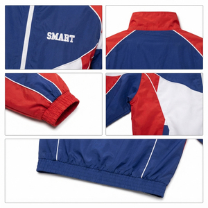 Letter Embroidered Logo Men's Windbrekaer Jacket Stand Collar Nylon Zipper Sportwear Top Street Style Men Waterproof Jackets - Product Image 6
