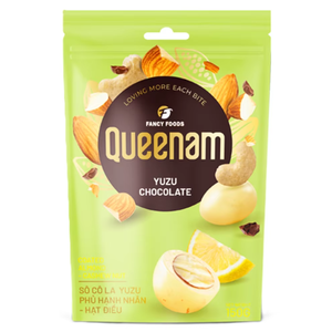 Fabricación al por Mayor y Exportación de Chocolate Puro en Drageas OEM/ODM HALAL 150G, Bocadillos de Nueces de Almendra y Anacardo Cubiertos con Chocolate Yuzu - Product Image 1