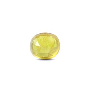 Natural Yellow Sapphire 3.65 Carat Oval Cut Loose Gemstone for Fine Jewelry - Product Image 2