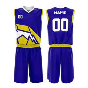 Basketball Set Full Sublimation 100% Nylon Quick Dry Best Design Custom Men Basketball Sublimation 100% Polyester Basketball - Product Image 1