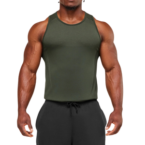 Gym Tank Tops Mens <b>Muscle</b> Fit Sleeveless Training Shirts Breathable Stretch Workout Apparel Custom OEM Manufacturer - Product Image 6