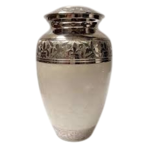 Handcrafted Pink & Silver Brass Cremation Urn For Adult Human Ashes Elegant Metal Funeral Memorial Jar Pot <b>Container</b> Wholesale - Product Image 6