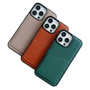 Funda de Cuero Ejecutiva con Ranura Integrada para Tarjetas para iPhone 17 Air 16e 15 Pro Max Plus - Product Image 2