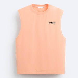 เสื้อยืดแขนกุดสไตล์คลาสสิกสำหรับผู้ชาย ผ้าฝ้าย 100% สวมใส่สบาย ระบายอากาศได้ดี - Product Image 4