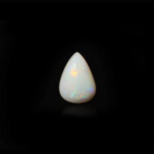 6 Carat Ethiopian Opal Loose Gemstone-Faceted Heart Cut Oval Cabochon for Fine Jewelry - Product Image 1