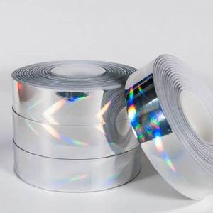 Cinta Holográfica Plateada Multiusos, Rollo Adhesivo Reflectante para Decoración de Embalajes, Manualidades y Uso Industrial, Venta al Por Mayor - Product Image 2