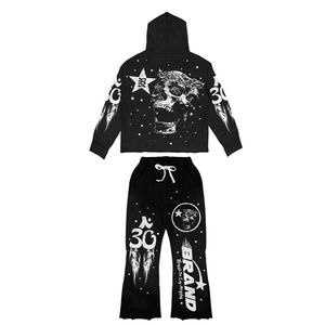 ชุดเสื้อมีฮู้ดลำลองทรงหลวมสำหรับทั้งผู้ชายและผู้หญิงชุดมีฮู้ดสำหรับฤดูหนาวและฤดูใบไม้ผลิและฤดูใบไม้ร่วง - Product Image 2