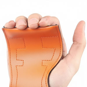 Poignées de musculation en cuir tendance, protège-mains unisexe en caoutchouc antidérapant pour entraînement musculaire - Product Image 5