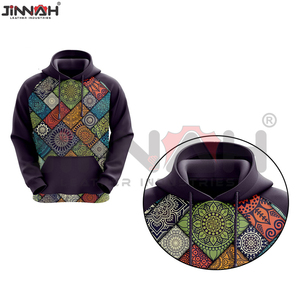 Sudaderas con Capucha para Hombre de Primera Calidad, Ligeras, de Secado Rápido, Transpirables, de Algodón Mezclado, Personalizables, Servicio OEM, Sublimación - Product Image 4