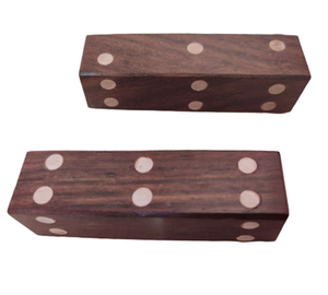 Ensemble de dés en bois faits à la main pour les jeux de rôle sur plateau, qualité supérieure, dés polyédriques DnD, cadeau naturel et unique pour les joueurs - Product Image 2