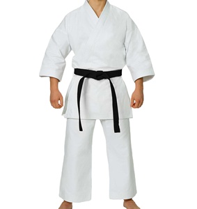 Nuevo Traje de Karate de Artes Marciales Elegante 2026, Alta Calidad, 100% Algodón, Duradero, Secado Rápido, MOQ Bajo, Traje de Entrenamiento Blanco - Product Image 1