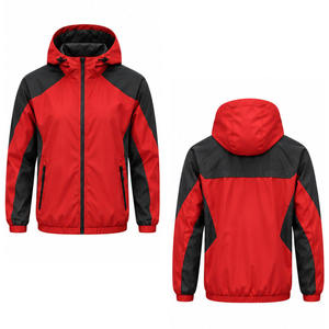 Veste coupe-vent classique haut de gamme pour homme, imperméable, respirante, anti-bactérienne, avec rembourrage en coton, col montant, pour l'automne - Product Image 4