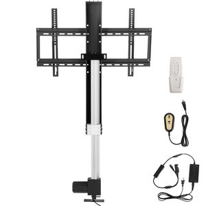 Support et chariot motorisé télécommandé pour téléviseur, course de 31 pouces, hauteur réglable de 42 à 73 pouces, pour écrans de 60 pouces, supporte 132 lb - Product Image 1