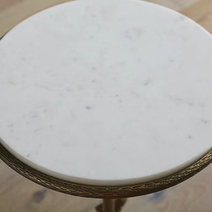 Artistic Cast Aluminum <b>Bar</b> <b>Table</b> Bird Accent Sculptural Stem Base Compact Round Top Durable Build Elegant Statement Piece - Product Image 4