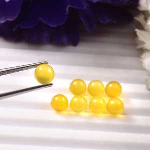 10mm Natural Mango Chalcedony Smooth Round <b>Balls</b> Healing Crystal <b>Spheres</b> Loose Gemstone Jewelry Making Wholesale Lot - Product Image 1