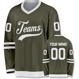 Camiseta de Hockey sobre Hielo para Hombre y Mujer, Uniforme Deportivo Ligero con Gráficos Personalizados del Equipo - Product Image 1