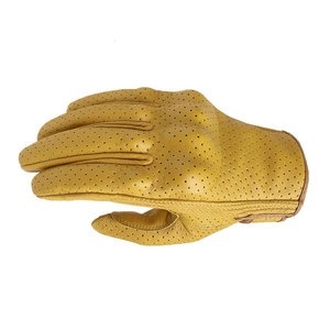 Gants de sécurité en cuir respirants, style sportif, non doublés, pour usage extérieur, couleur jaune, printemps-été - Product Image 5