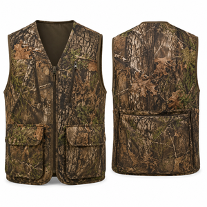 Gilet de chasse camouflage pour homme MEGAMAPLE, softshell, manches longues, respirant, polyester, vêtements d'extérieur pour l'été - Product Image 1