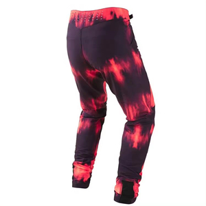 Pantalones de Motocicleta para Hombre, Rojos y Negros, con Estampado Tie Dye, de Secado Rápido, para Todas las Temporadas, Ropa de Carreras - Product Image 2