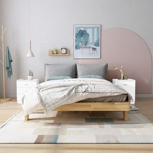 FCH Modern Simple White Dresser Chest of Drawers 3 Drawer Unit with Universal Design for Family Room Bedroom or Living Room - Product Image 4