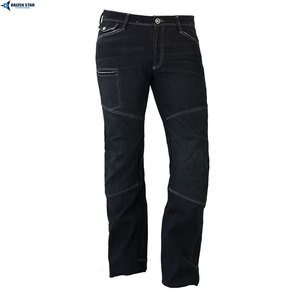 Men's Motorcycle Jeans Thigh <b>Knee</b> Protectors for Lining Breathable Denim Pants Abrasion Resistant <b>High</b>-quality for Riding - Product Image 2
