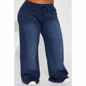 Pantalon de yoga décontracté pour femme, taille haute élastique, respirant, coupe-vent, en tissu polaire écologique 360 GSM – Vente en gros - Product Image 5