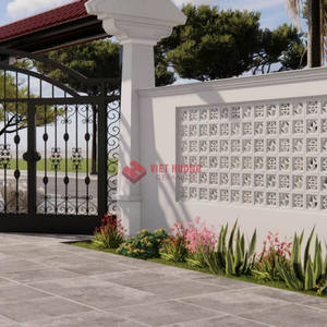 บล็อกคอนกรีตคุณภาพพรีเมียมสำหรับตกแต่งผนังและรั้วทั้งภายในและภายนอกจากเวียดนาม - Product Image 2