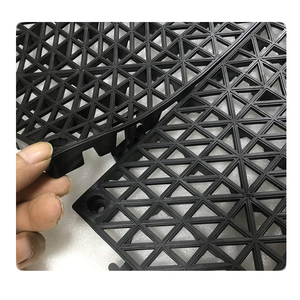 Drainage Interlocking Floor <b>Mats</b>, Non-Slip Shower Bathroom Pool Tile for Flooring for Laundry Room, Hot Tub and Locker Room - Product Image 3